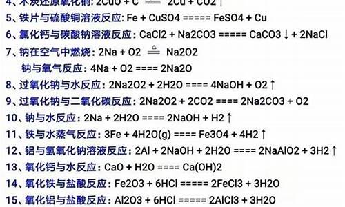 高考化学常用术语有哪些,高考化学常用术语