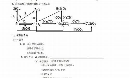 高考化学非金属_高考有关非金属