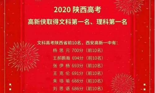 西安高新一中高考喜报文科前十名-西安高新一中高考喜报