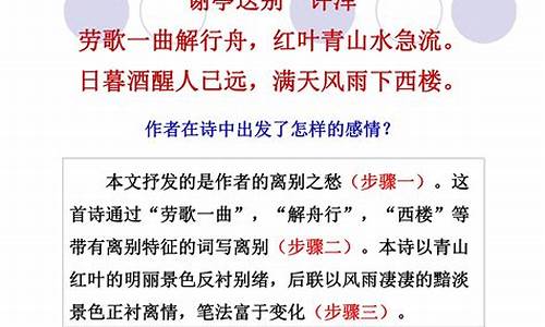 高考答题技巧语文诗歌-语文高考诗歌答题模式总结