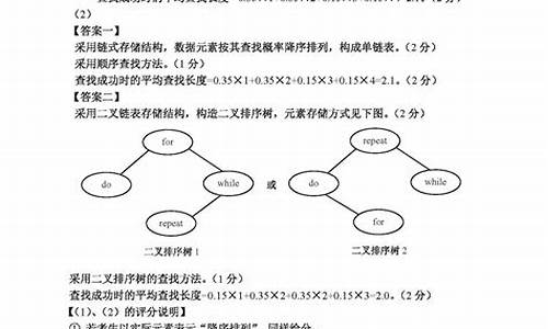 2013计算机高考及答案-2013年计算机统考真题解析