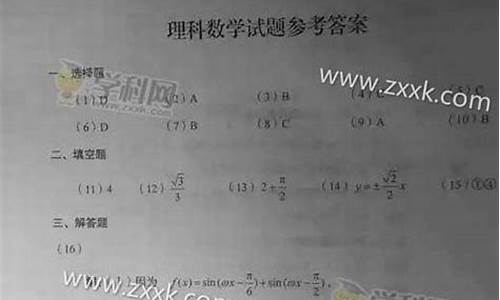 高考答案2017山东数学-17年山东数学高考